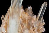 Tangerine Quartz Crystal Cluster - Madagascar #58843-3